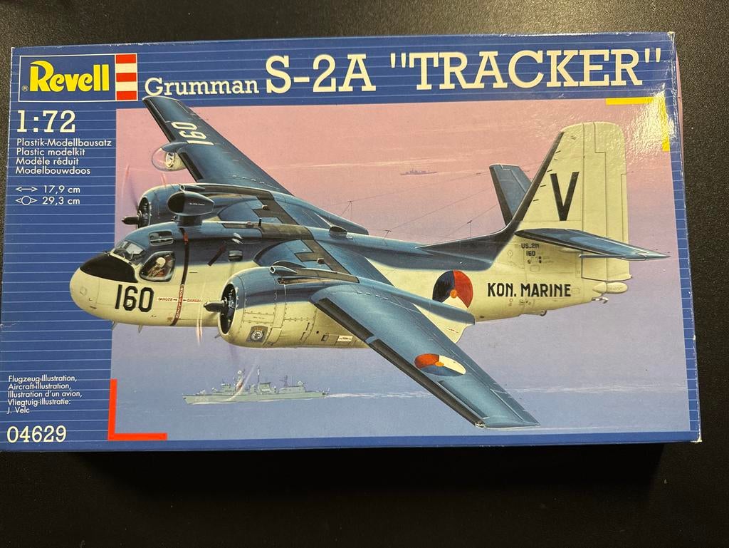 Revell Grumman Dutch S-2A "Tracker" 1:72 Modelbouwdoos, 1:72 tot 1:144, Revell, Nieuw, Ophalen of Verzenden