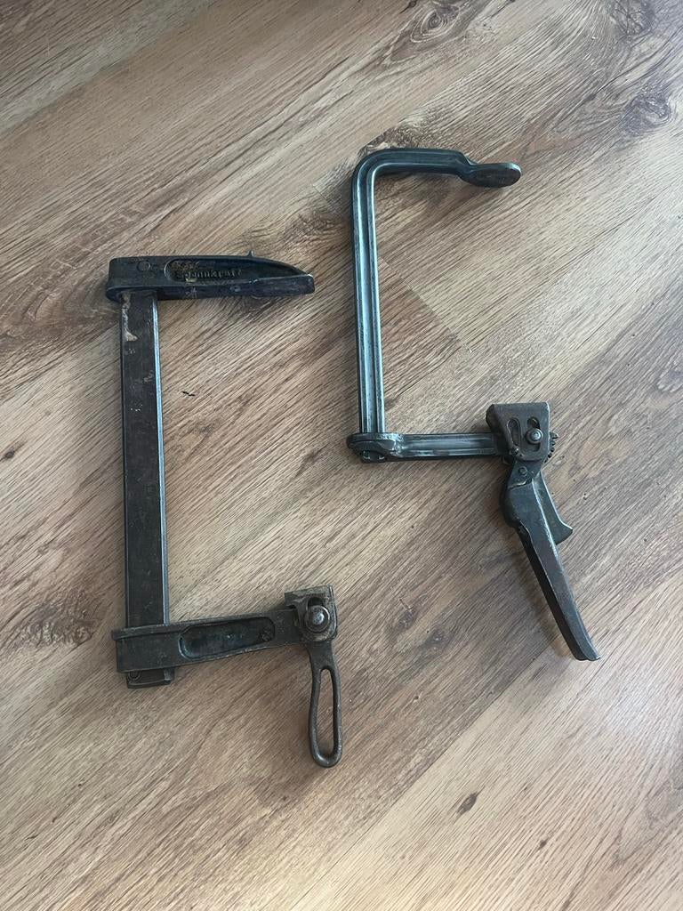 Svintage lijmtangen - Klemmen voor houtbewerking, Ophalen of Verzenden, Gebruikt