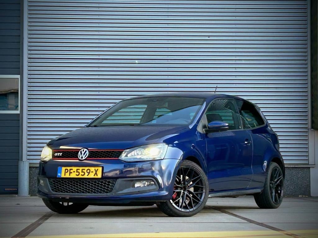 Volkswagen Polo GTI 1.4 TSI | DSG | Carplay | Stoelverwarmin, Auto's, Stof, 1169 kg, 4 cilinders, Blauw