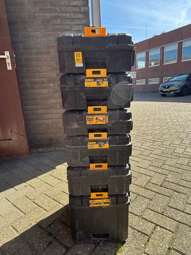 DeWalt gereedschapskoffers 6 stuks, Ophalen of Verzenden, Gebruikt