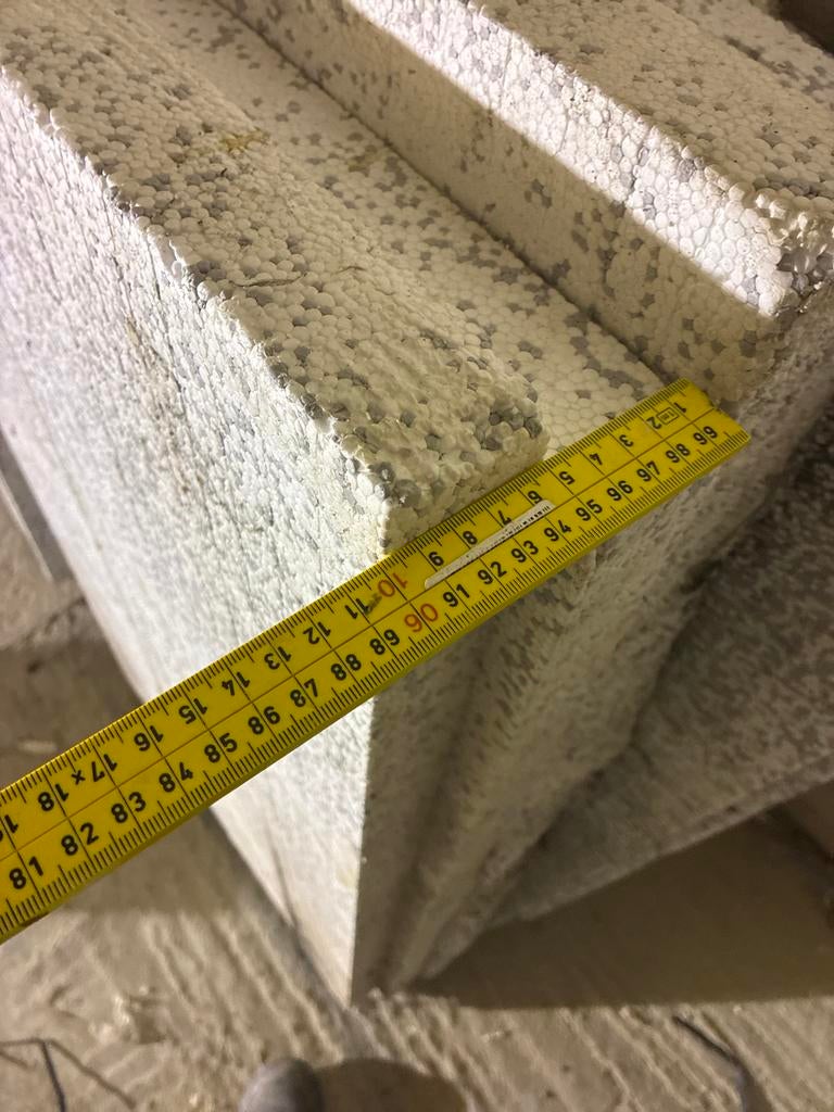 Tempex isolatieplaten 10 cm dik, Ophalen of Verzenden, Vloerisolatie, Piepschuim (Tempex), 8 tot 12 cm