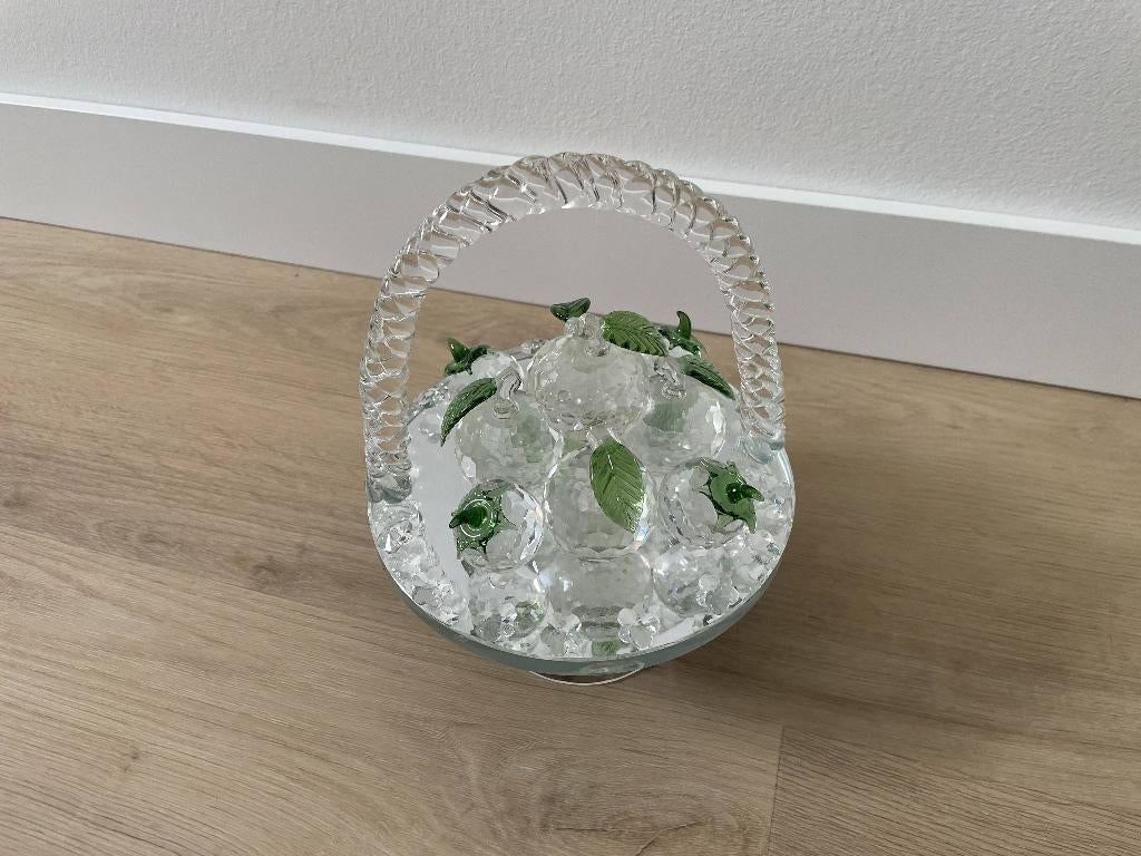 Kristal appels fruitschaal, Antiek en Kunst, Antiek | Glas en Kristal, Ophalen