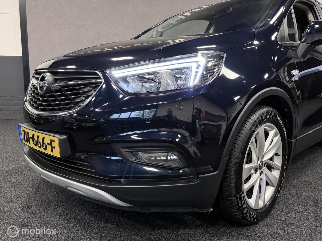 Opel Mokka X 1.4 Turbo 120 Jaar Edition 140 PK 4 CIL / CAMER, Voorwielaandrijving, Gebruikt, Blauw, Origineel Nederlands