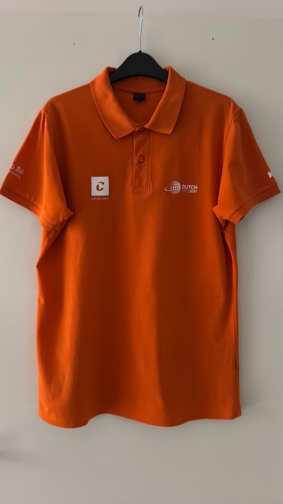 KLM Dutch Open 2021 polo, maat L, Ophalen of Verzenden, Gebruikt, Kleding