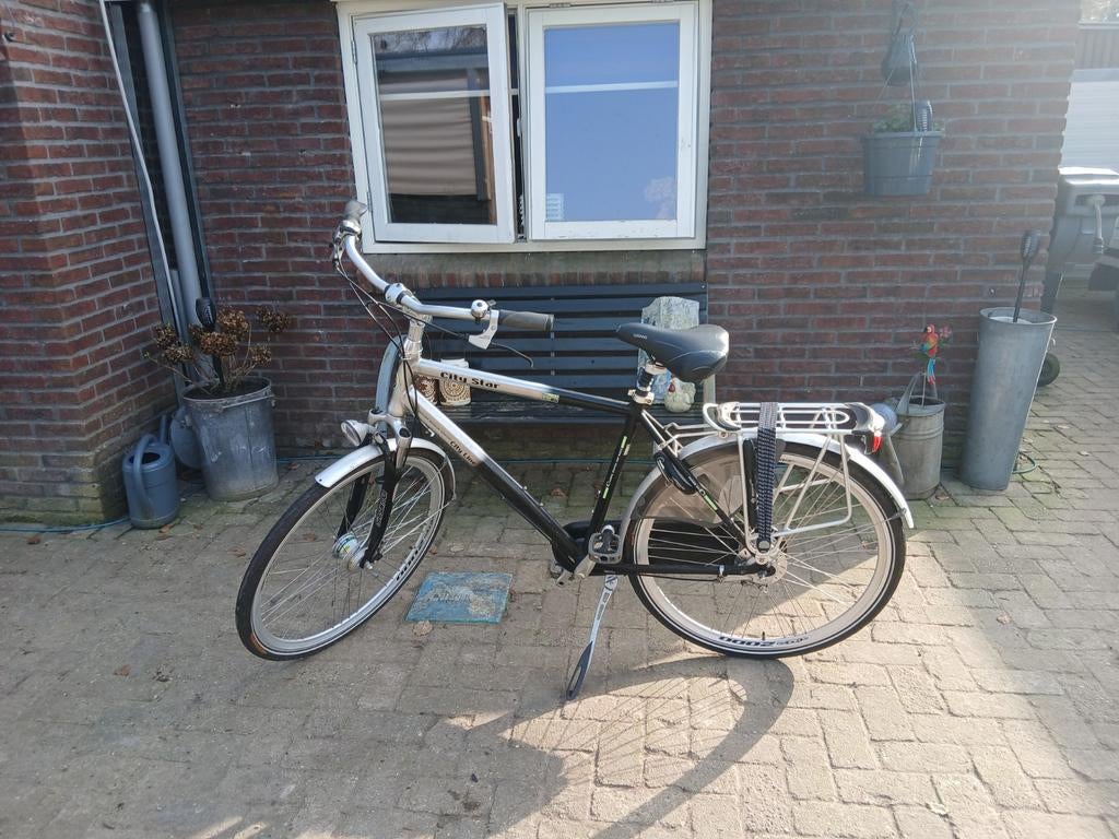 Heren fiets, Fietsen en Brommers, Elektrische fietsen, Ophalen of Verzenden, Gebruikt, Overige merken