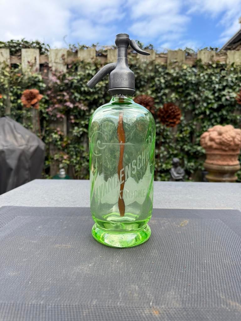 Belgische Spuitwaterfles, Spuitfles, Siphon, Spuitflessen, Ophalen of Verzenden