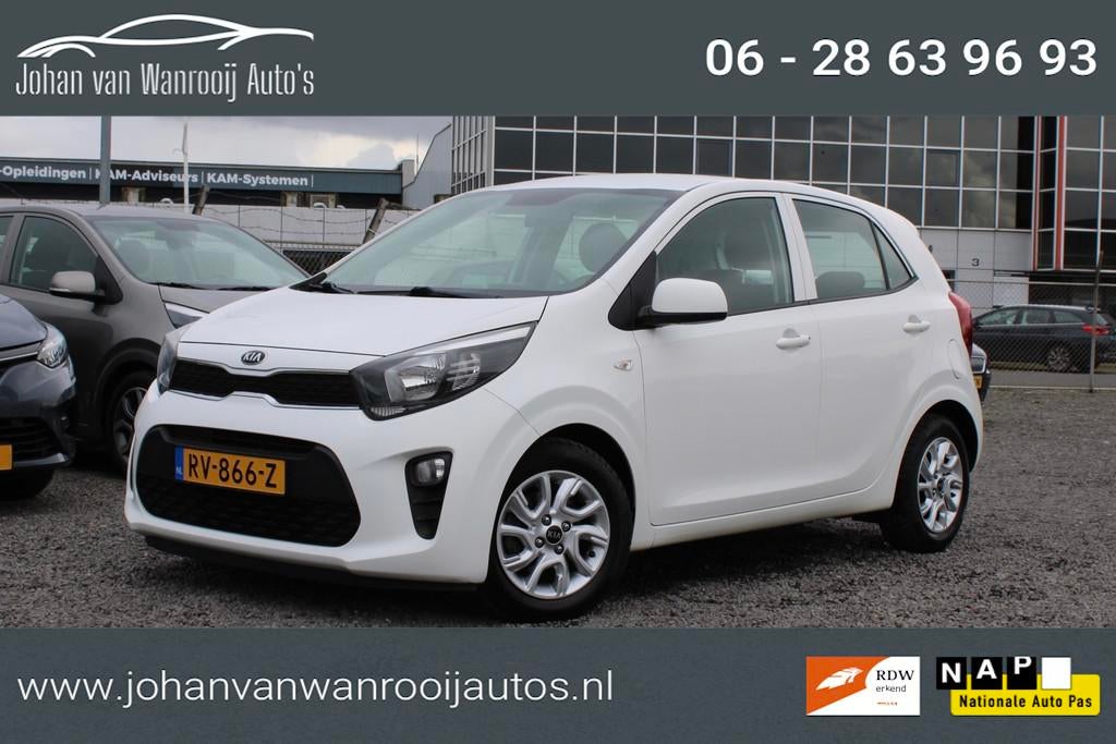 Kia Picanto 1.0 CVVT ComfortPlusLine Navigator/NAVI/CAMERA/N, Auto's, Voorwielaandrijving, Stof, Gebruikt, 4 stoelen