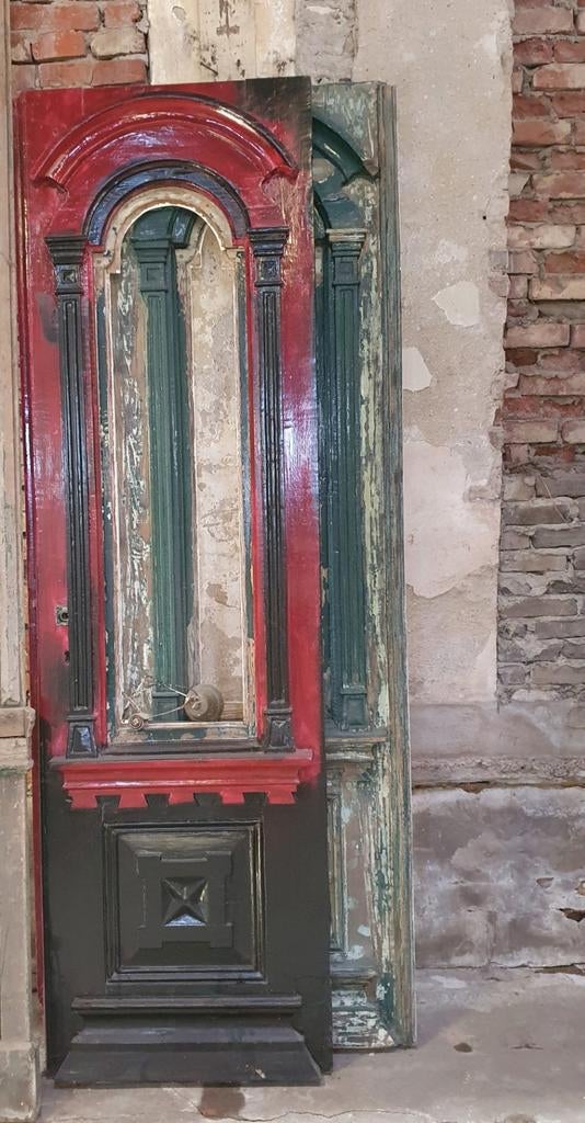 Oude dubbele voordeur boerderij, Ophalen, Gebruikt