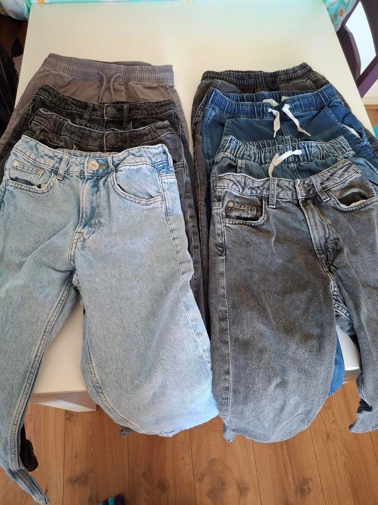 8x H&M jongensbroeken maat 134 (joggers, loose fit, cargo), Kinderen en Baby's, Kinderkleding | Maat 134, Ophalen of Verzenden