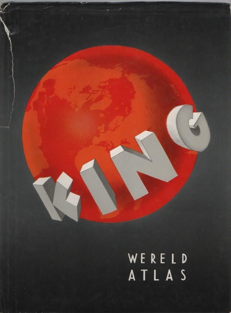 King wereldatlas gehele aarde voor school en leven (1959), Gelezen, Overige atlassen, Ophalen of Verzenden, 1800 tot 2000