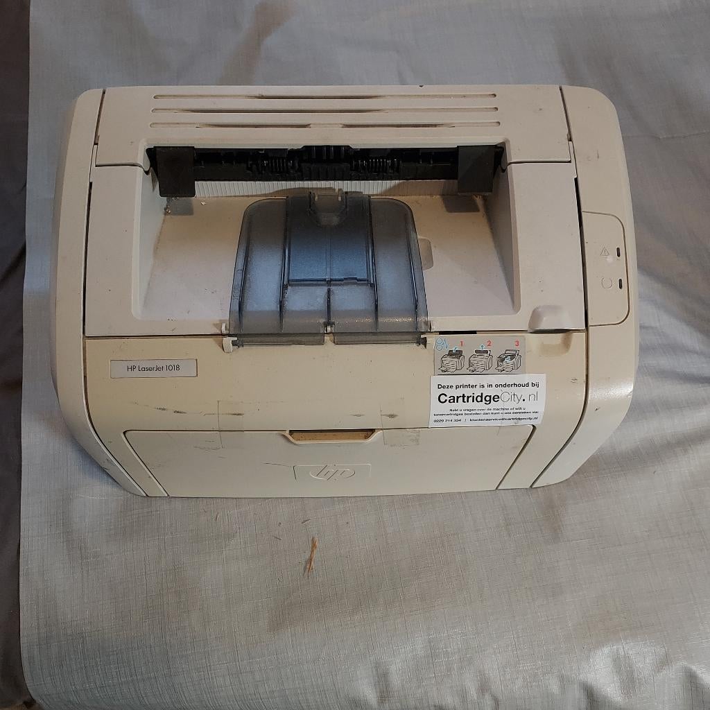 HP Laserjet  1018, Computers en Software, Printers, Zwart-en-wit printen, Gebruikt, Printer, Hewlett Packard (HP)