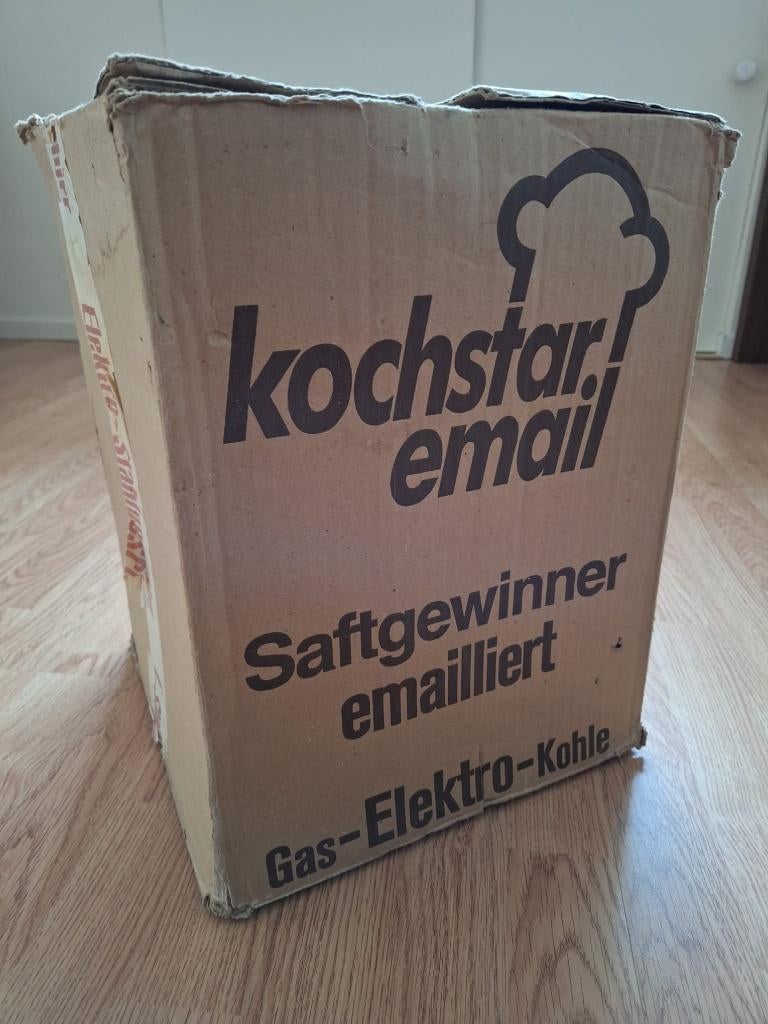 Kochstar Email Saftgewinner - Sappan - Stoomextractor, Huis en Inrichting, Beige, Overige typen, Ophalen of Verzenden, Zo goed als nieuw
