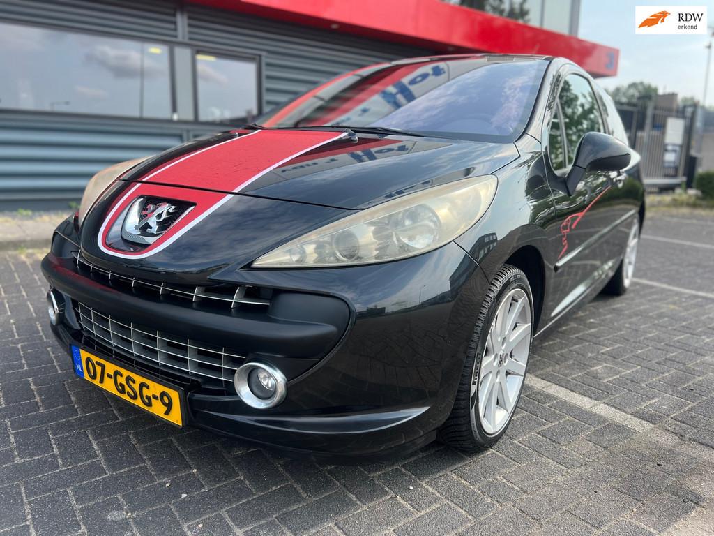 Peugeot 207 1.6-16V T Le Mans Nap! 1e eigenaar, Voorwielaandrijving, Gebruikt, Zwart, 4 cilinders