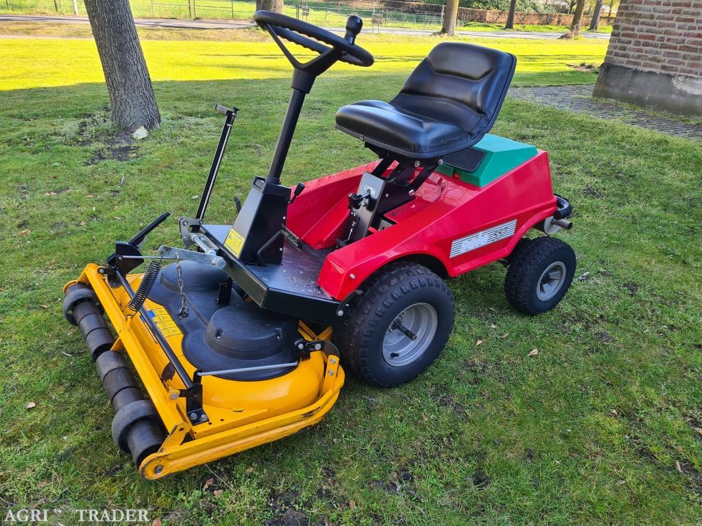 Stiga villa frontmaaier mulch maaier mulchmaaier., Tuin en Terras, Zitmaaiers, Gebruikt, Minder dan 90 cm, Elektrische starter