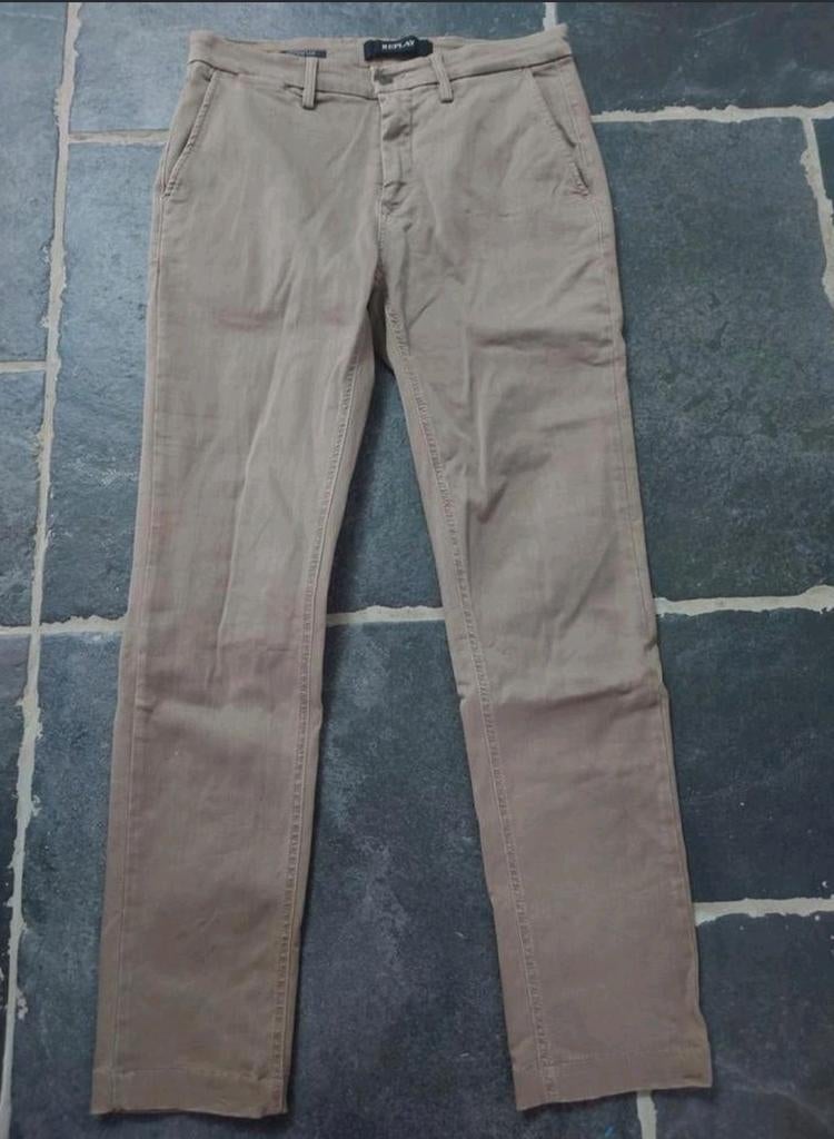 Replay HYPERFLEX, ZEUMAR, Slim Fit, Chino, W29 L32, Rob2932, Overige kleuren, W32 (confectie 46) of kleiner, Ophalen of Verzenden