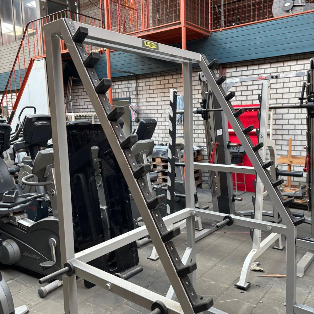 Technogym - Isotonic - Squat Rack, Ophalen of Verzenden, Gebruikt, Benen, Overige typen