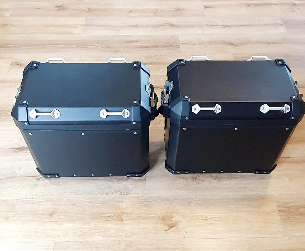 Originele zwarte koffers voor BMW R 1250 GSA, Ophalen of Verzenden, Gebruikt
