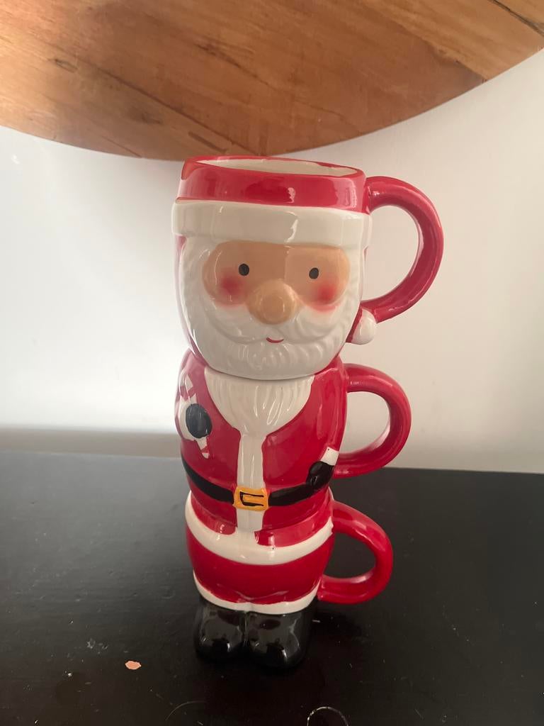 Mokken kerstman 3 stuks, Diversen, Kerst, Ophalen