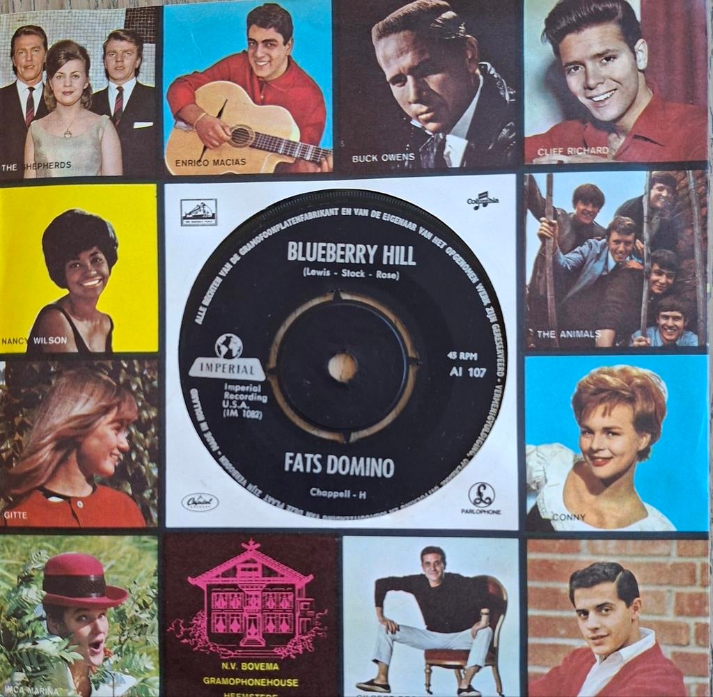Fats Domino - Blueberry hill (1964), 7 inch, Single, Ophalen of Verzenden, Zo goed als nieuw
