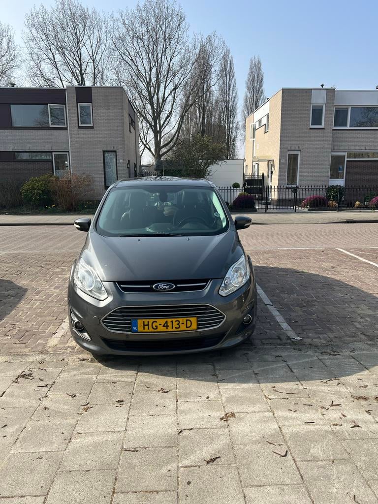 Ford C-Max 2.0 Plugin Hybrid 2015 titanium alle opties, Auto's, 137 pk, 4 cilinders, Panoramadak, Zilver of Grijs