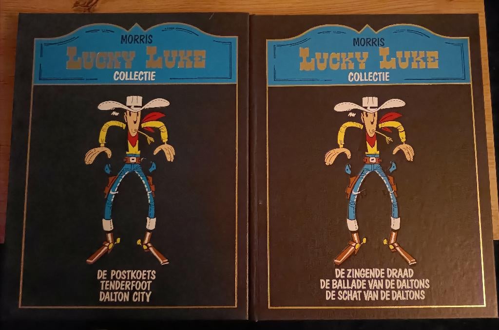 Lucky Luke collectie 1989 x 2, Boeken, Ophalen of Verzenden, Zo goed als nieuw, Morris, Meerdere stripboeken