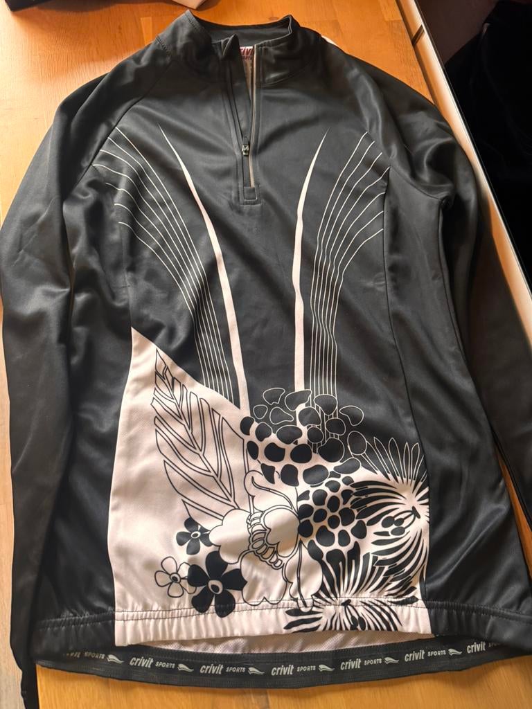 Crivit dames fietsshirt lange mouw, Fietsen en Brommers, Fietsaccessoires | Fietskleding, S, Ophalen of Verzenden, Zo goed als nieuw