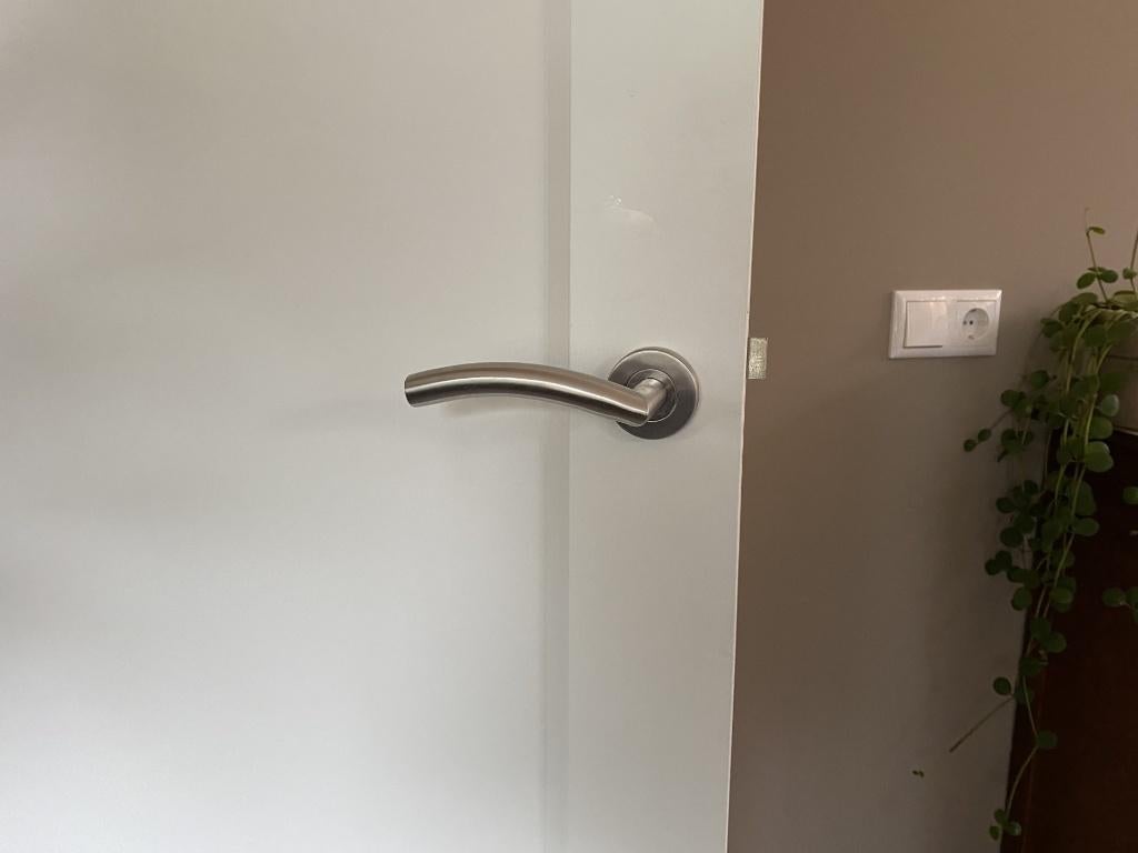 (Gratis ophalen) Stompe deur met klink (2315 x 920 mm), Doe-het-zelf en Verbouw, Deuren en Horren, Ophalen, 80 tot 100 cm, Binnendeur