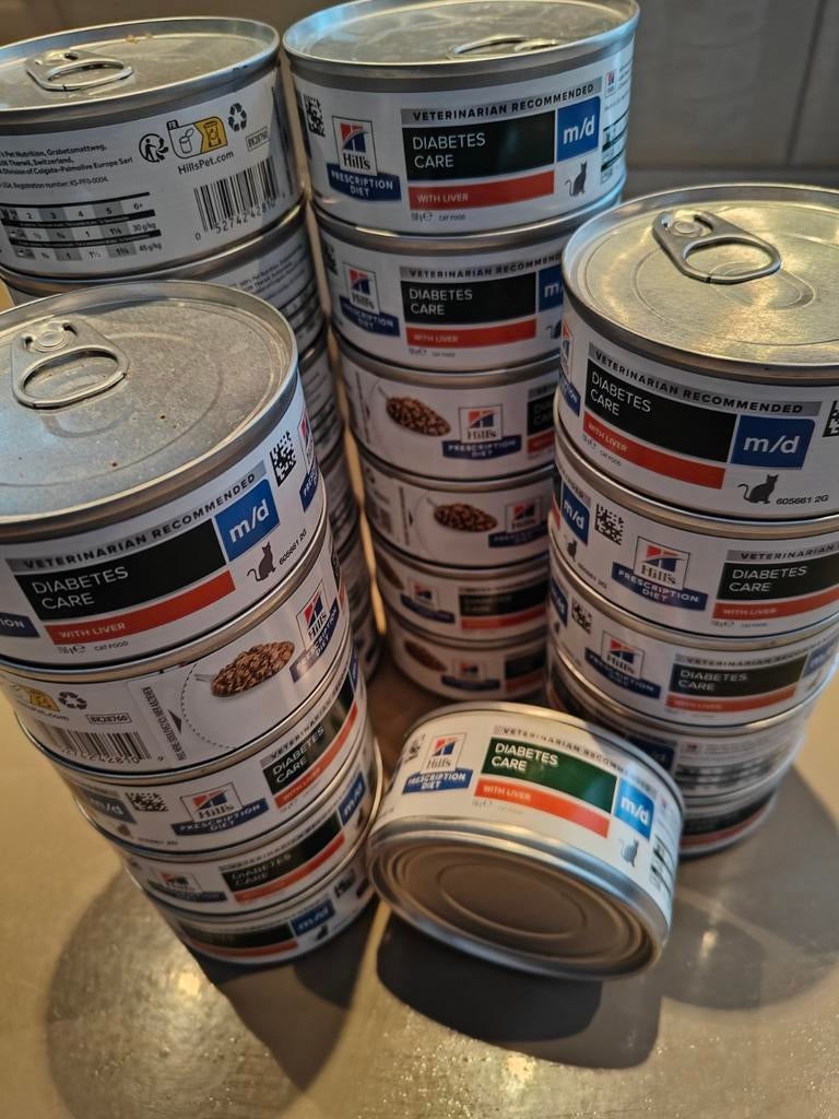 Hill's diabetes care m/d natvoer, Ophalen of Verzenden, Kat