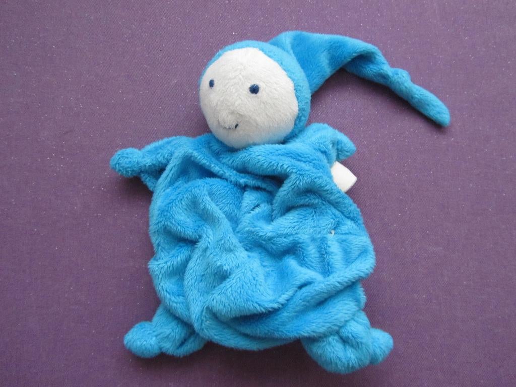 DIFRAX Knuffeldoekje POPJE TUTTIE POPPIE. BLAUW **Nieuw**, Overige typen, Nieuw, Ophalen of Verzenden, Met label