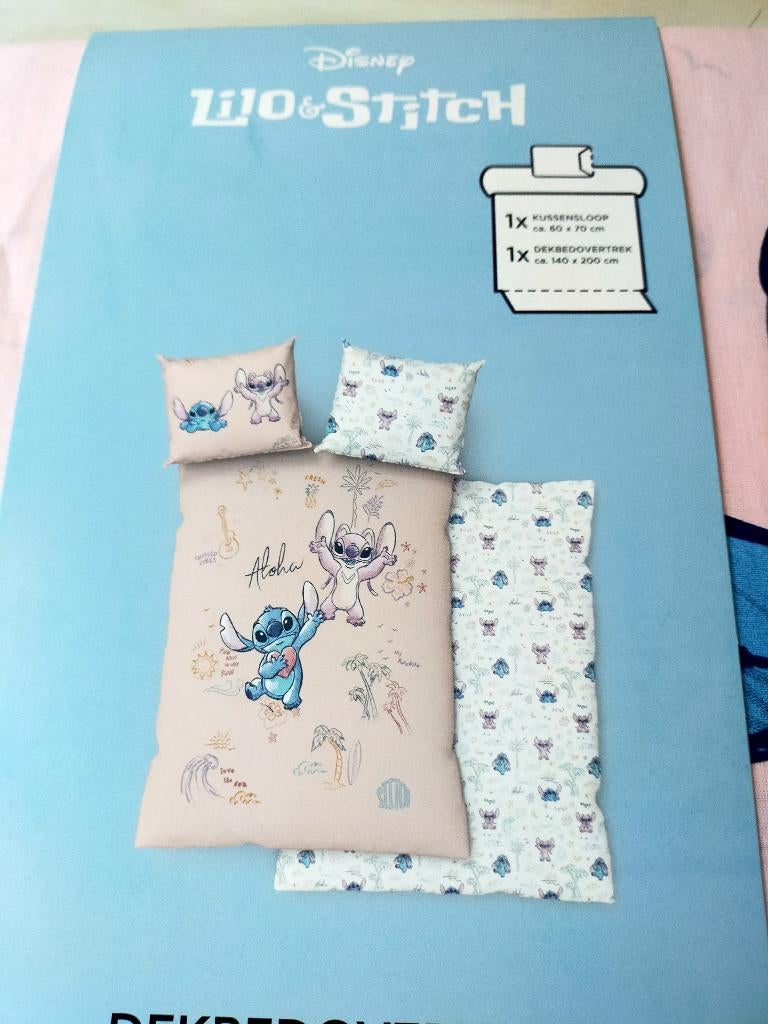 Dekbedovertrek Stitch Disney Nieuw, Ophalen of Verzenden, Overige figuren, Nieuw, Kleding of Textiel