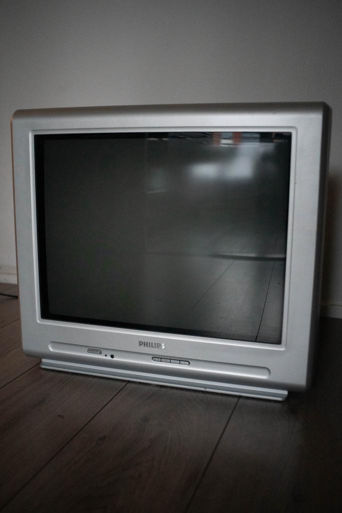 Philips Real Flat Beeldbuis 21 inch, Ophalen, Zo goed als nieuw, 100 cm of meer, Philips