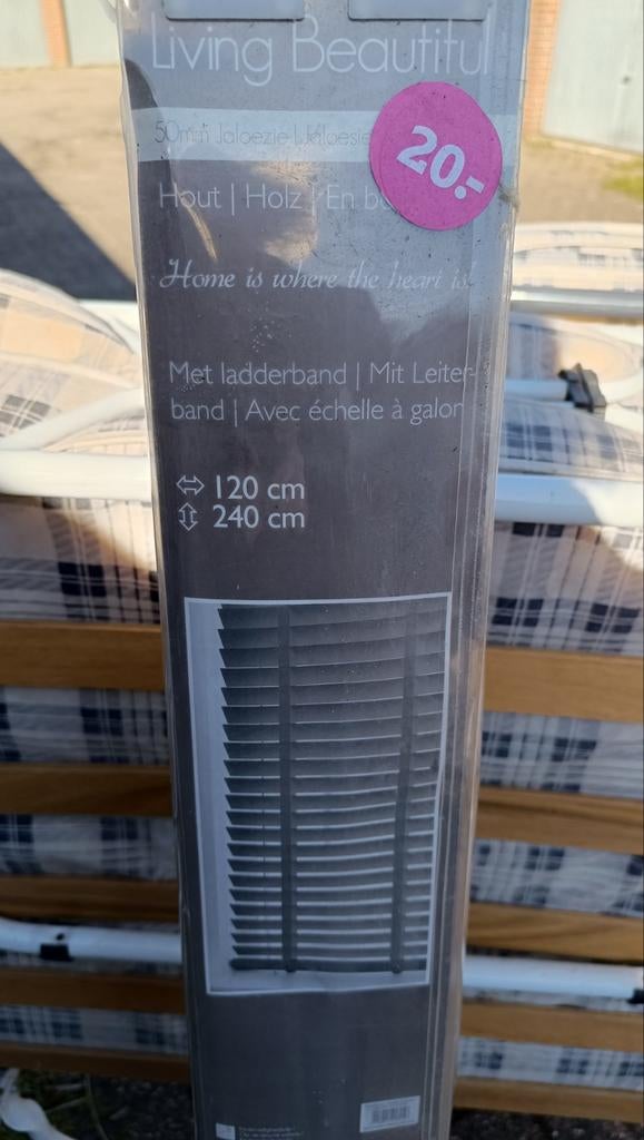Lamellen horizontaal, Ophalen, Nieuw