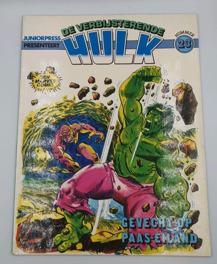 Te koop: De Verbijsterende Hulk - Nummer 23 - Junior Press, Boeken, Strips | Comics, Ophalen of Verzenden, Gelezen, Eén comic