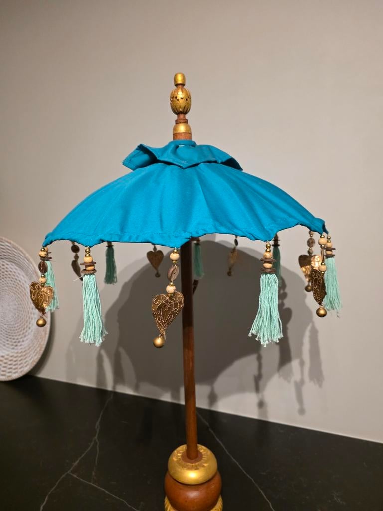 Balinese tafel parasol, Tuin en Terras, Parasols, Ophalen of Verzenden