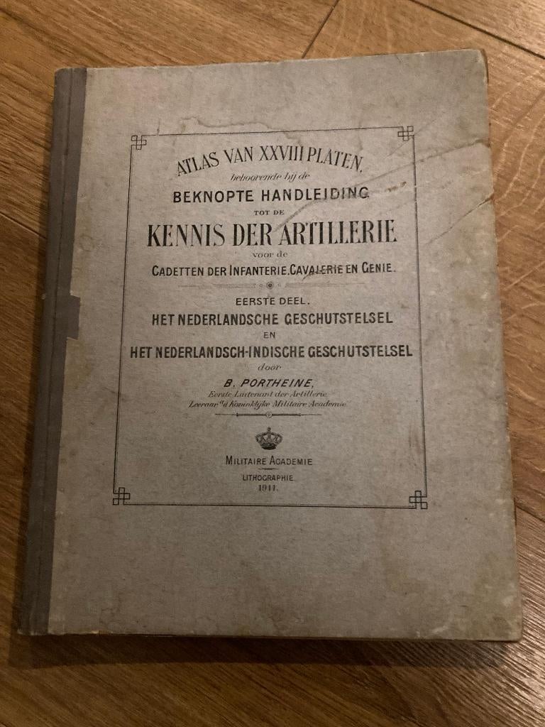 Kennis der artillerie, Boeken, Gelezen, Niet van toepassing, Ophalen of Verzenden, Overige onderwerpen