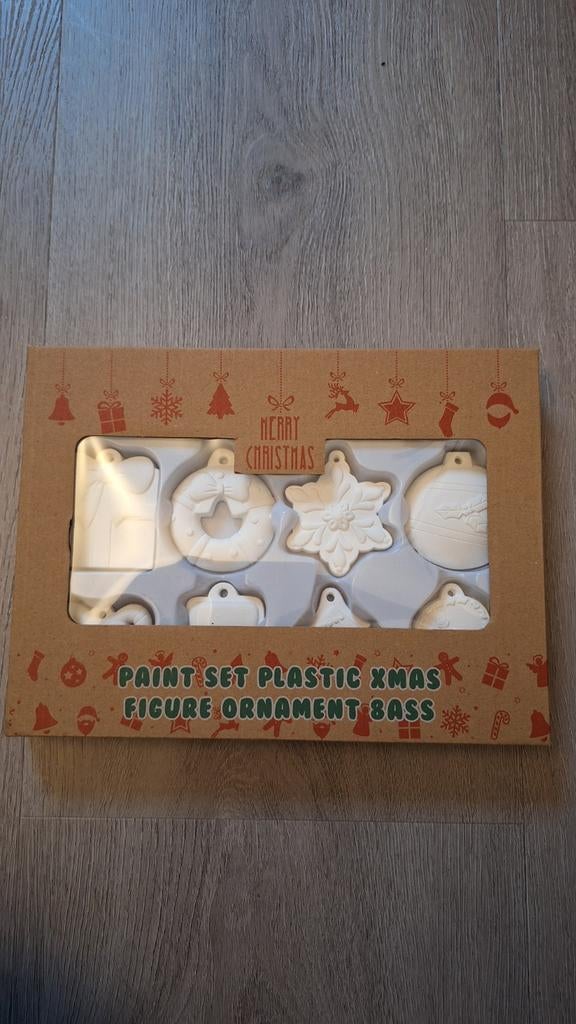Nieuwe kerst ornamenten verfset, Diversen, Ophalen of Verzenden, Nieuw