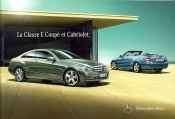 Mercedes E-klasse Coupe e/o Cabriolet brochure/auto folder, Ophalen of Verzenden, Zo goed als nieuw, Mercedes