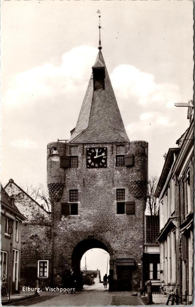 Vischpoort Elburg - 6 ansichtkaarten, Verzenden, 1960 tot 1980, Gelopen, Gelderland