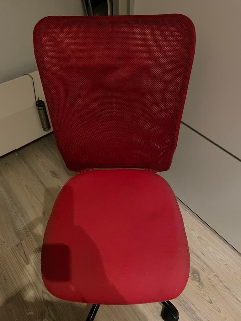 Rode stoel, Ophalen, Zo goed als nieuw, Rood, Eén