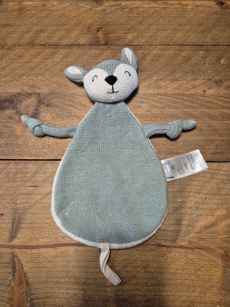 Jollein knuffeldoekje vos groen, Ophalen of Verzenden, Zo goed als nieuw