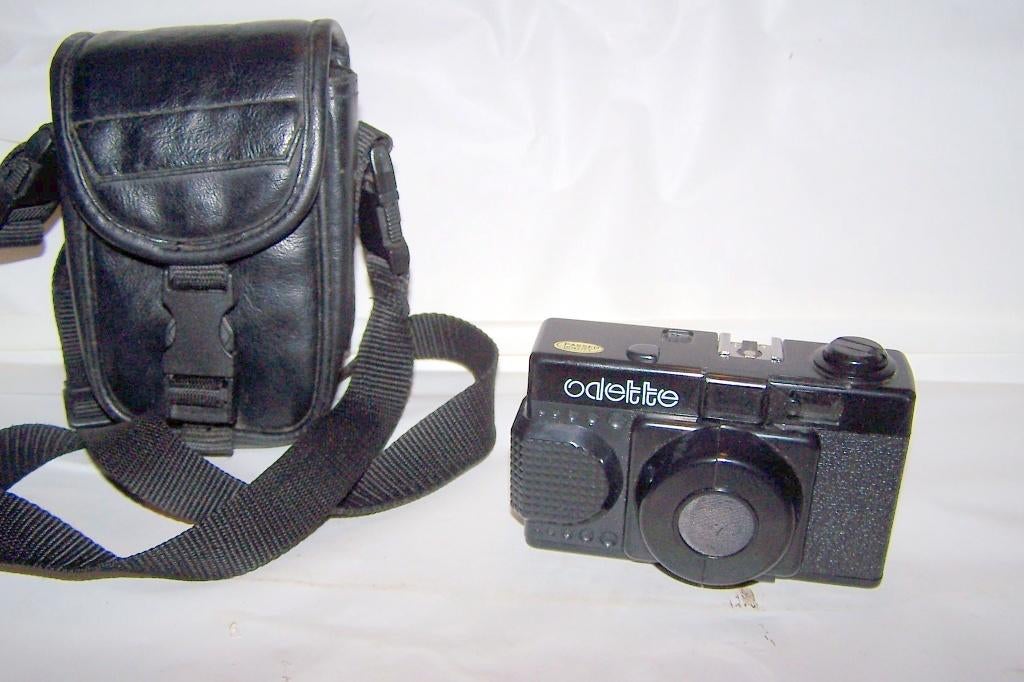 Mooie Odette Lomography camera met Vivitar flitser. Nwst., Ophalen of Verzenden, Zo goed als nieuw, Compact, Overige Merken