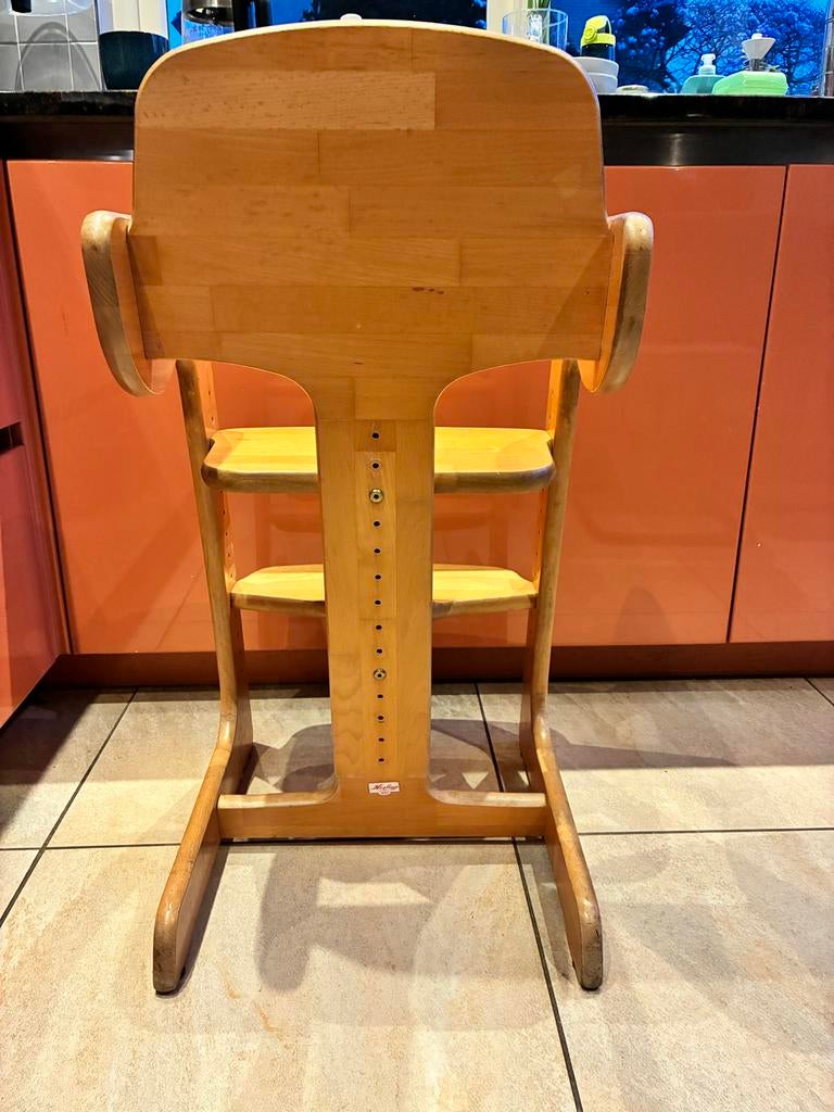 Houten Meegroeistoel - Herlag, Kinderen en Baby's, Ophalen, Gebruikt, Meegroeistoel