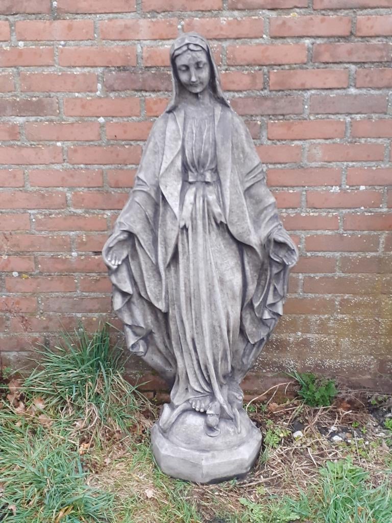Groot Mariabeeld, Tuin en Terras, Tuinbeelden, Ophalen of Verzenden, Nieuw, Beton, Mensenbeeld