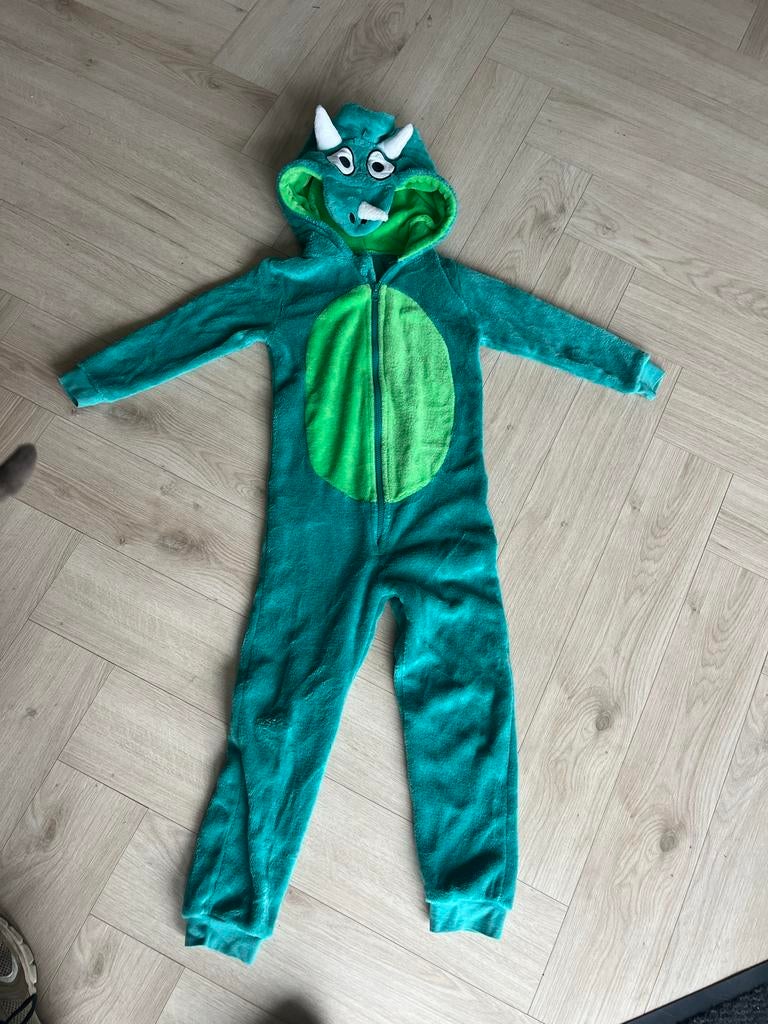 Draken pak carnaval maat 110-116, Ophalen of Verzenden, Zo goed als nieuw, Jongen of Meisje