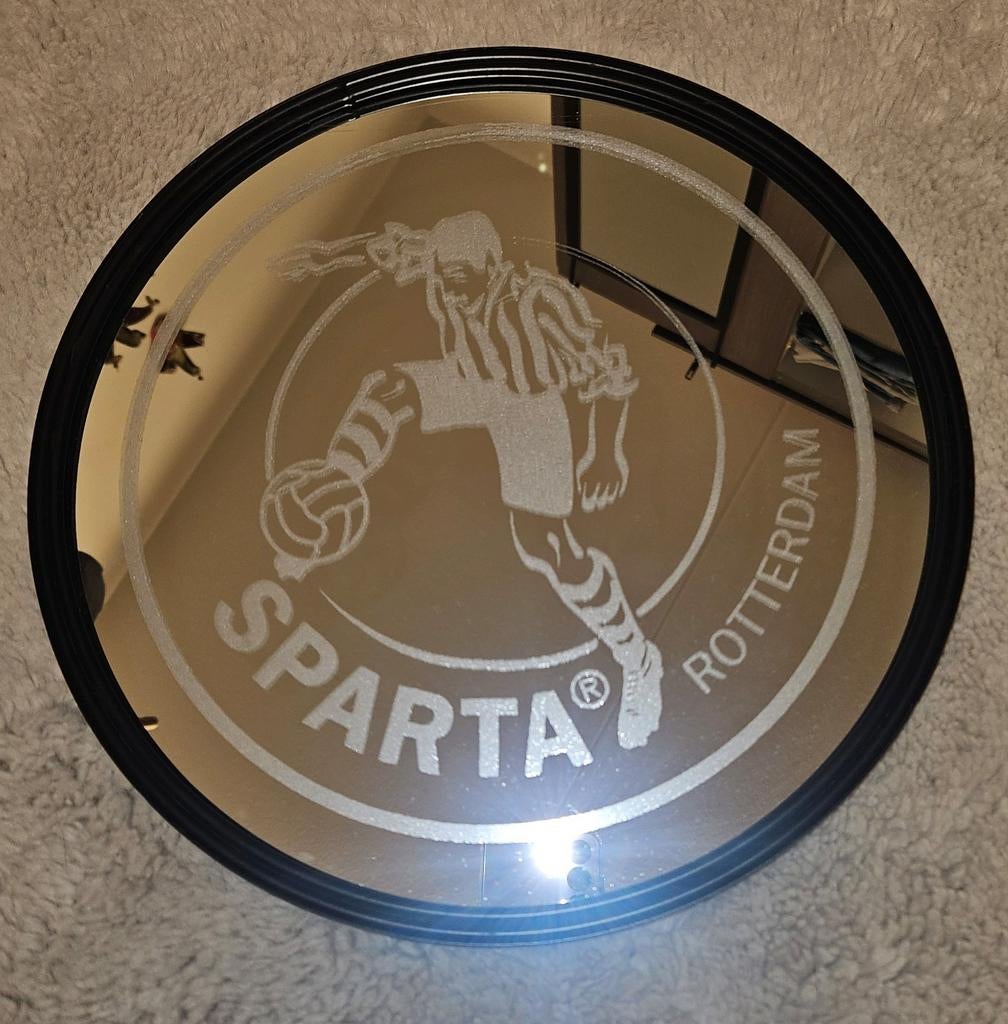 Sparta Rotterdam spiegel, Huis en Inrichting, Woonaccessoires | Spiegels, Ophalen of Verzenden, Rechthoekig, Minder dan 50 cm