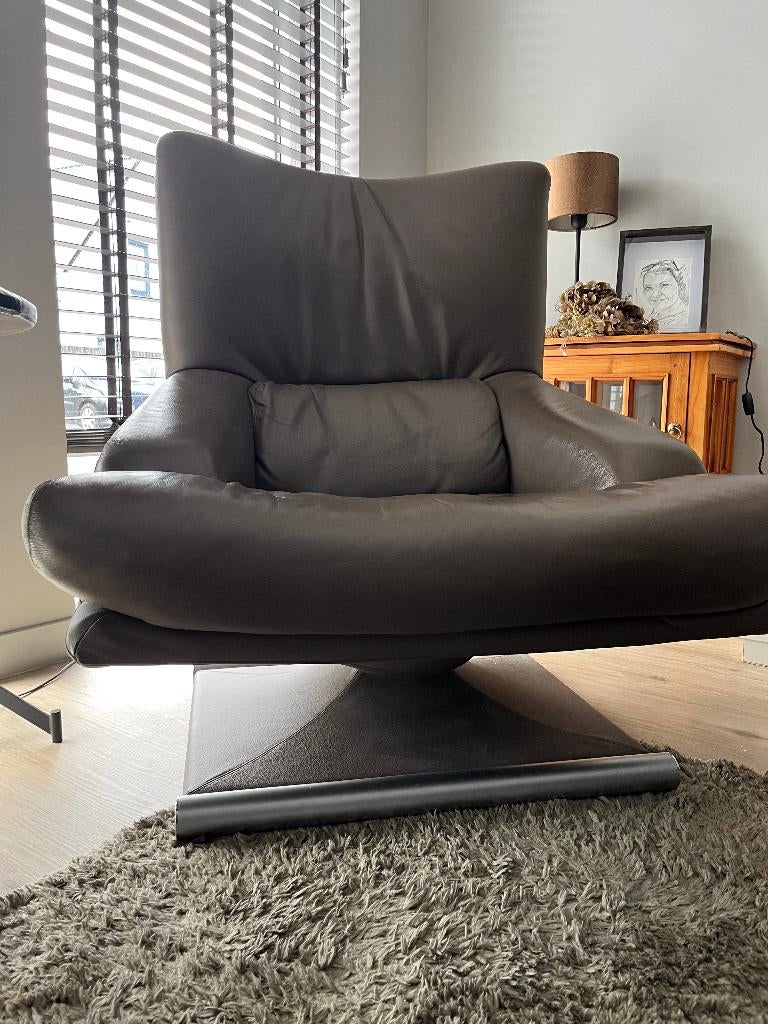 Rolf Benz Fauiteuil serie 6500 + Hocker Top model, Huis en Inrichting, Fauteuils, Ophalen, Zo goed als nieuw, 75 tot 100 cm, Modern
