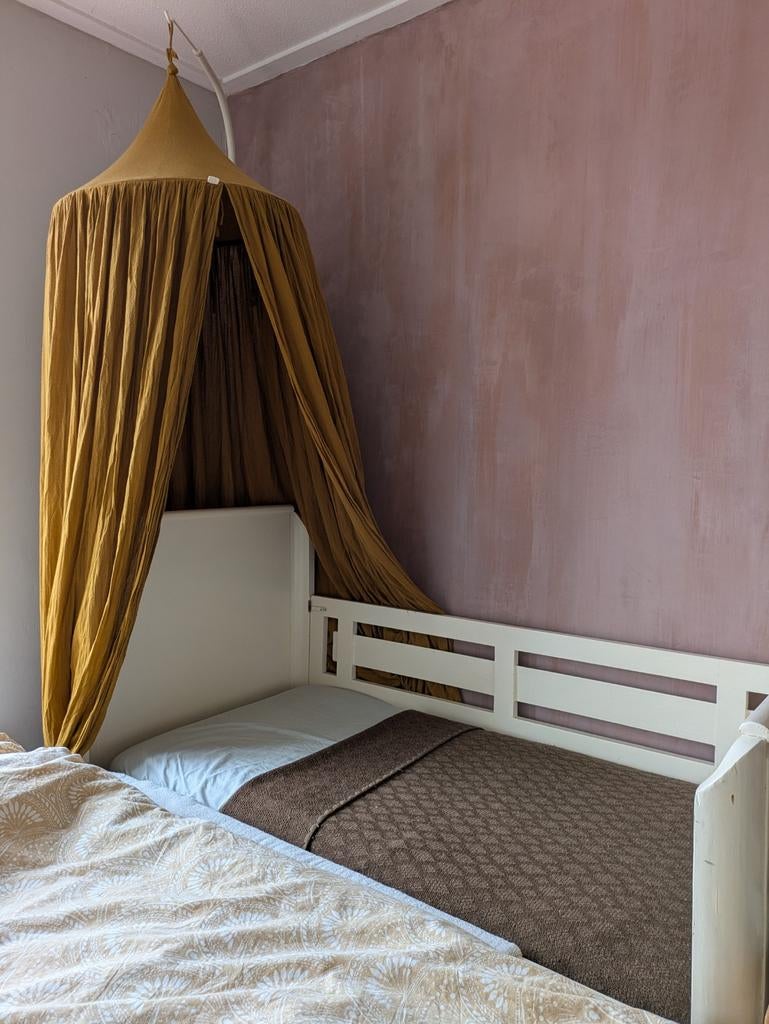 Antiek Ledikant Co-sleeper Brocante Vintage (Veldhoven), Ophalen, Zo goed als nieuw, Overige typen