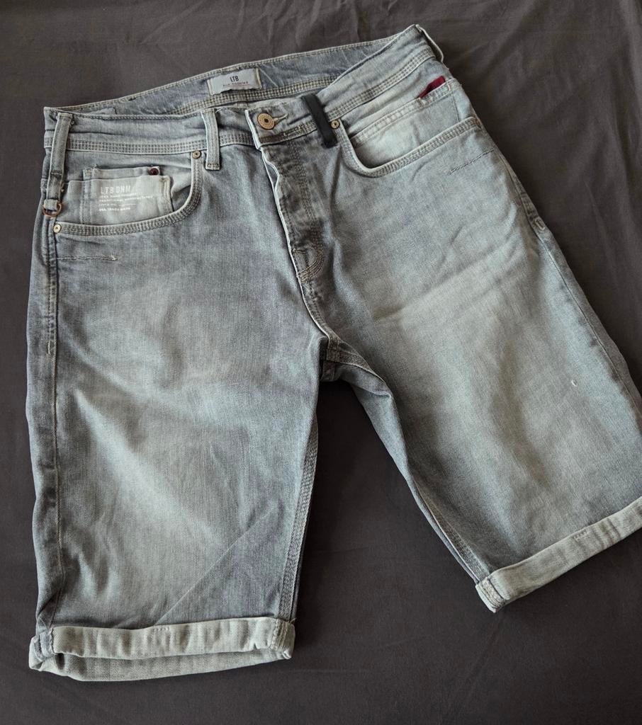 LBT corvin jeansshort Grey mt. S, W32 (confectie 46) of kleiner, Ophalen of Verzenden, Zo goed als nieuw, Grijs