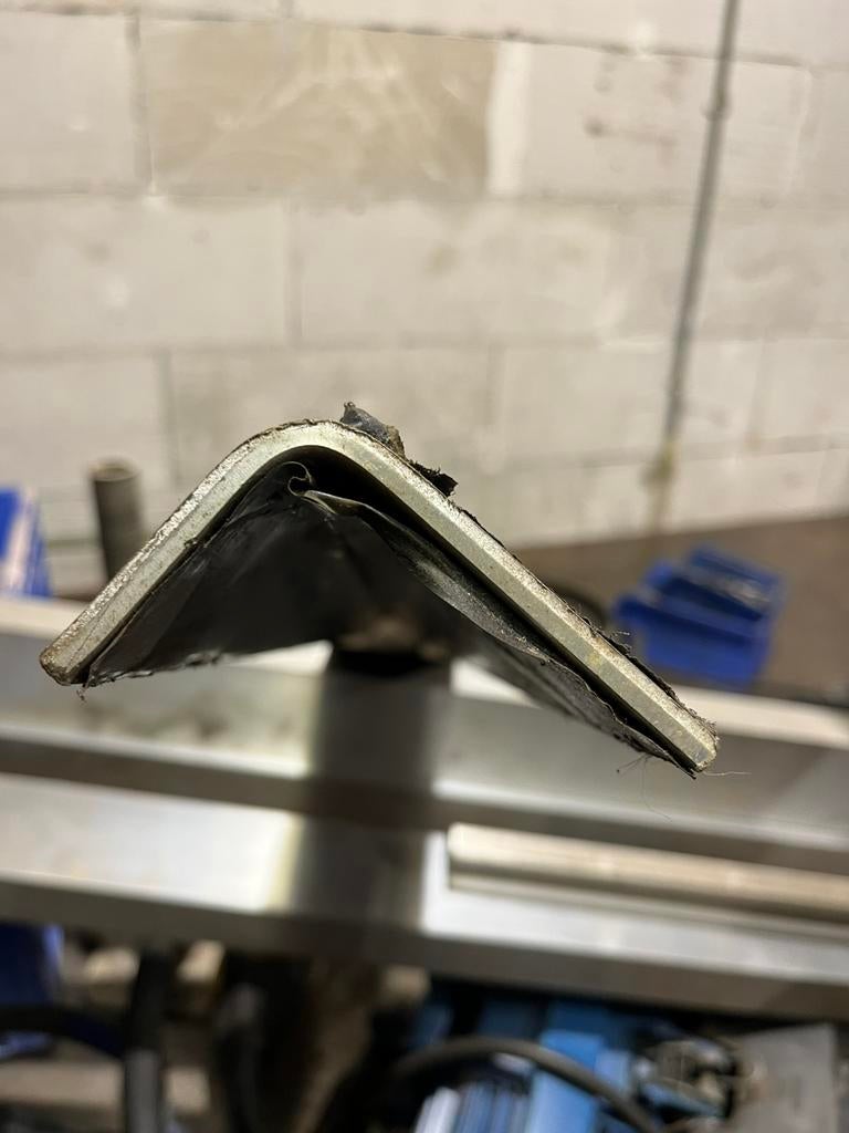 Aluminium hoekprofiel, gezet profiel, 80 x 60x 5, Doe-het-zelf en Verbouw, Ophalen, Zo goed als nieuw