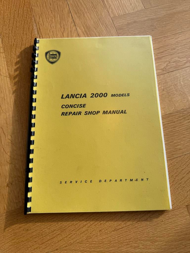 Lancia 2000 ie Werkplaatshandboek, Ophalen of Verzenden
